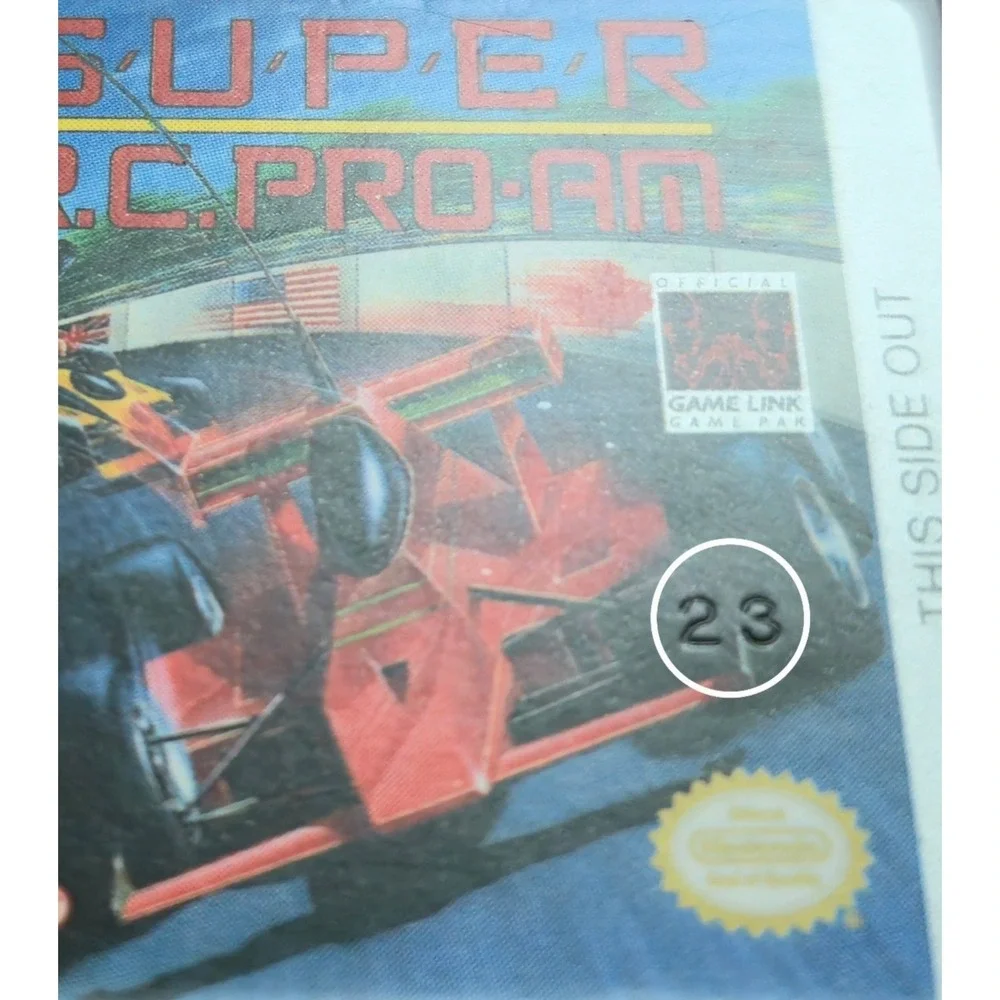Super R.C. Pro-Am‎ (Nintendo Game Boy, 1991) Authentic Loose Cartridge - Tested